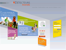 Tablet Screenshot of detecteurs-incendie.fr